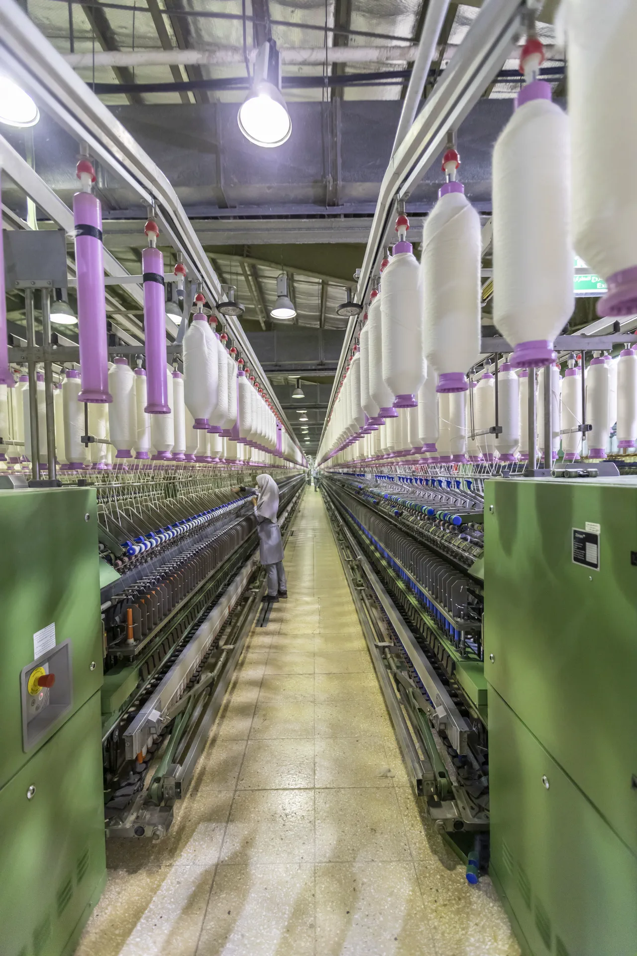 Kavir Semnan industrial textile production