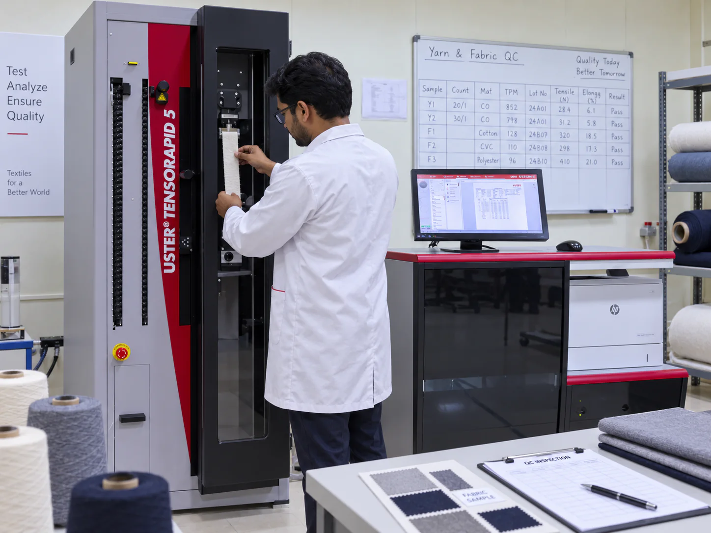 Kavir Semnan industrial textile production